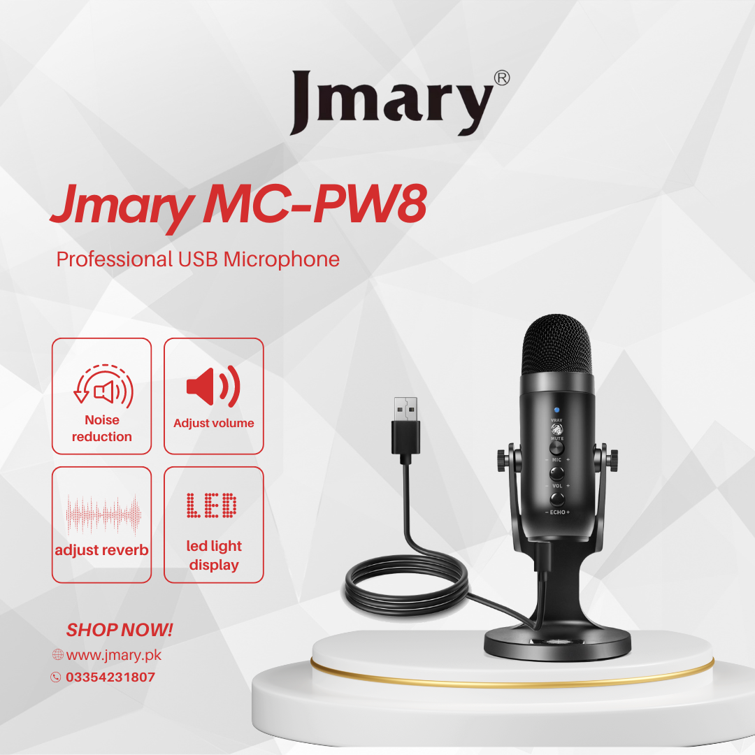 jmary-mc-pw8-professional-usb-microphone-for-podcasting-gaming-streaming-recordings-with-noise-reduction