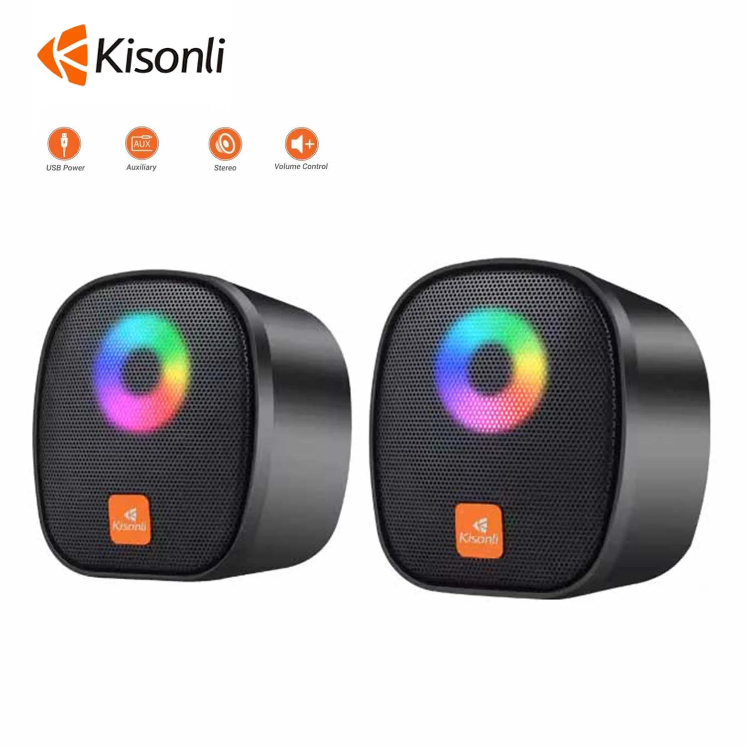 kisonli-x11-rgb-gaming-mini-usb-powered-speaker-with-6w-power