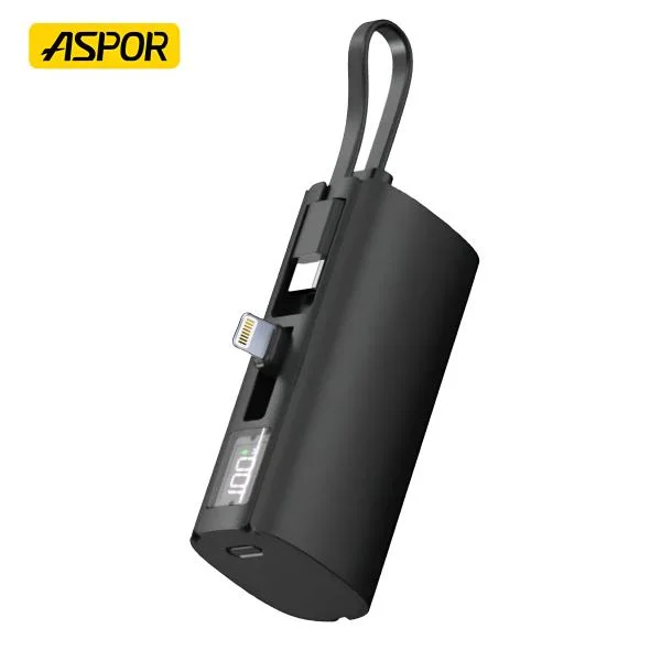 aspor-a351-2in1-iphone-type-c-flexible-portable-mini-5000mah-power-bank