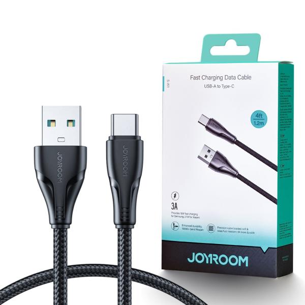 joyroom-3a-usb-a-to-type-c-fast-charging-cable-12m-black
