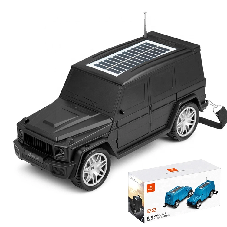 kisonli-b2-10w-solar-charging-fm-modern-car-wireless-portable-bluetooth-speaker