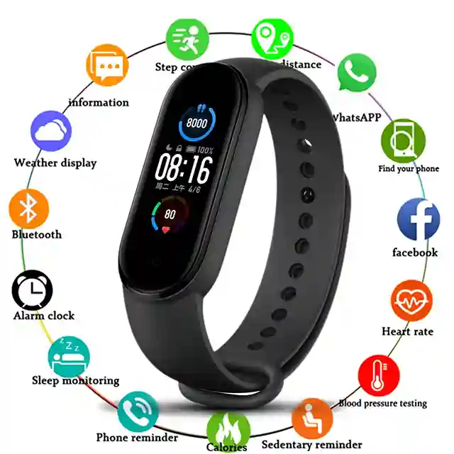 new-m5-band-sport-wristband-blood-pressure-monitor-heart-rate-for-android-and-ios-with-fitpro-app